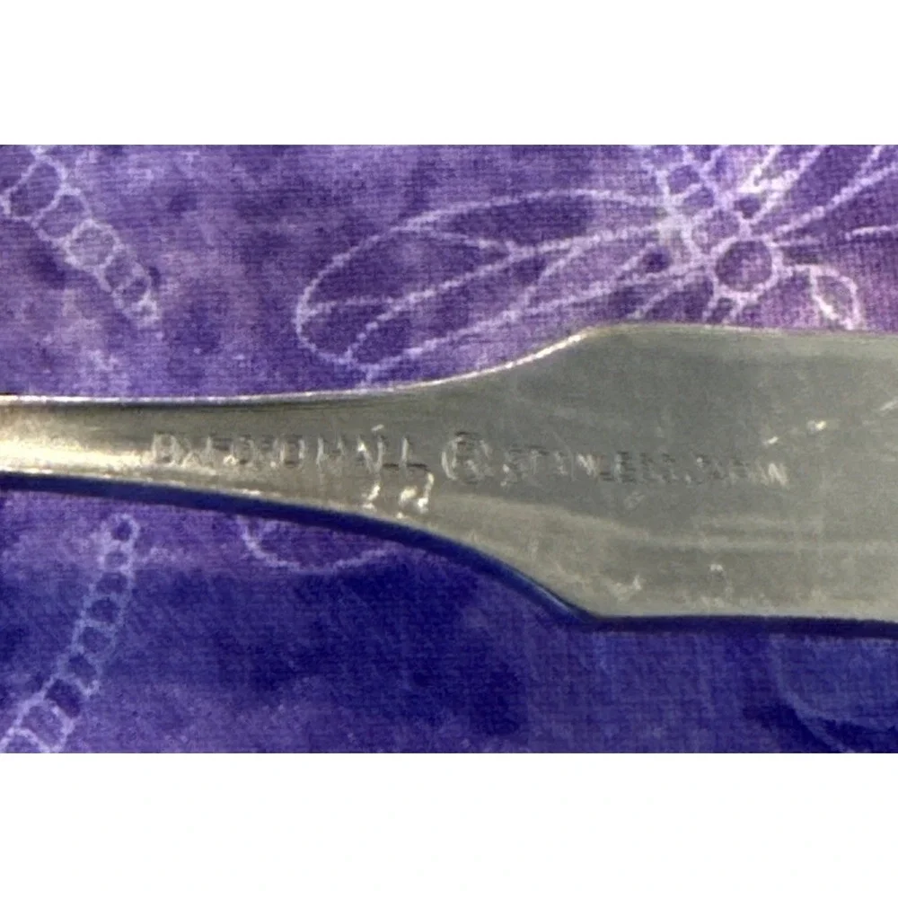 Oxford Hall OXH59 Soup Spoons Spoon‎ Satin Wing Heel Tipped Stainless Set Of 7